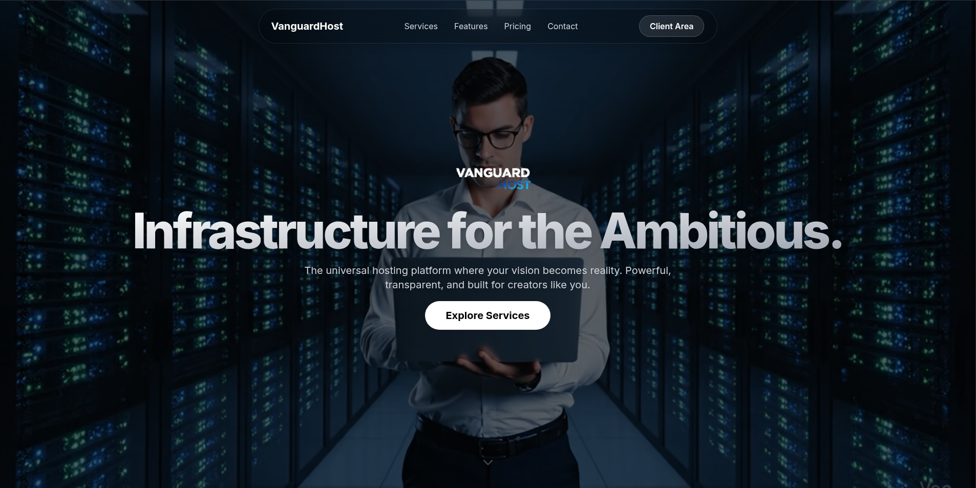 Project VanguardHosting | osting platform built for creators, developers, and innovators.  - SR AGENCY
